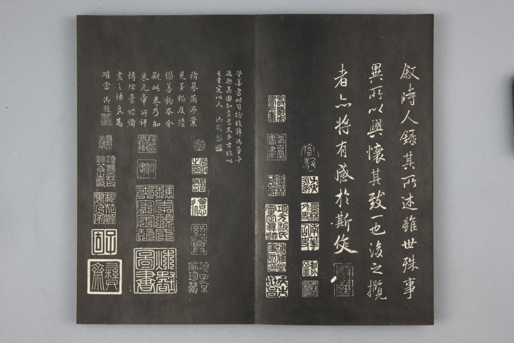 图片[4]-In the Qing Dynasty, Chu Suiliang copied the preface of the Orchid Pavilion in the Eight Pillars of Orchid Pavilion-China Archive